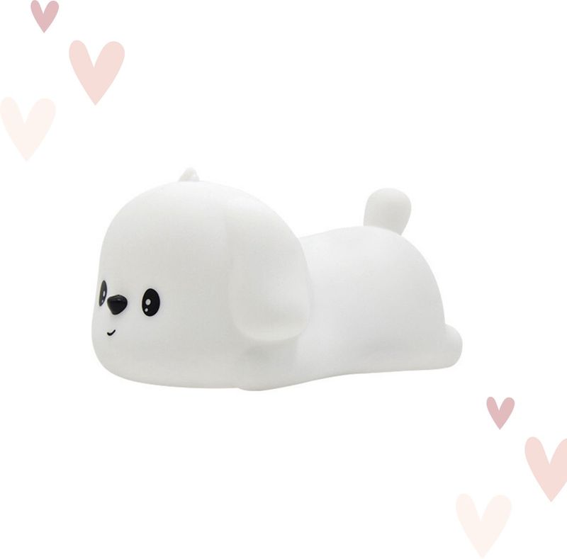 Fienosa Hond Nachtlampje – Siliconen LED Kinderlamp – USB Oplaadbaar