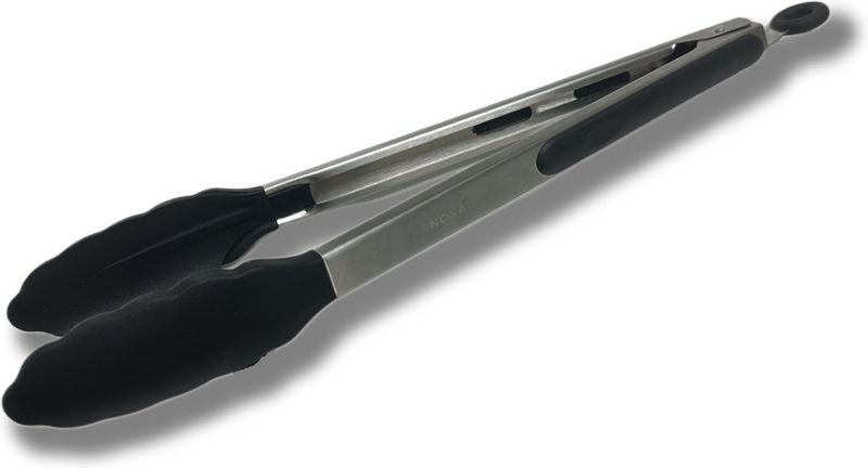 BBQ tang met siliconen grip close-up