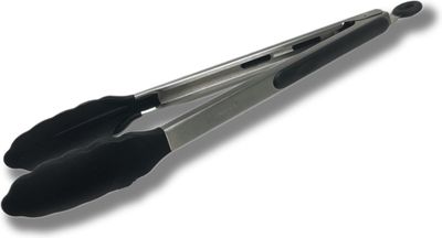 BBQ tang met siliconen grip close-up