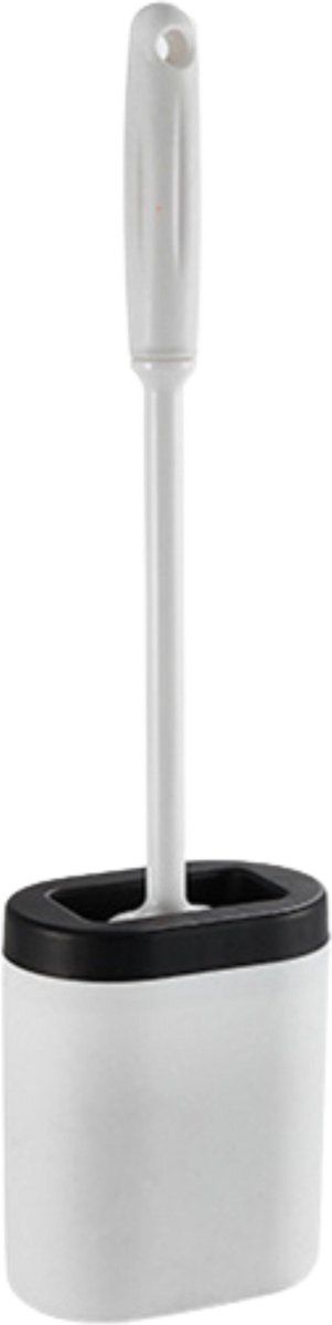 Fienosa Toilet Borstel met Houder - Wc Borstel - Siliconen - Wit