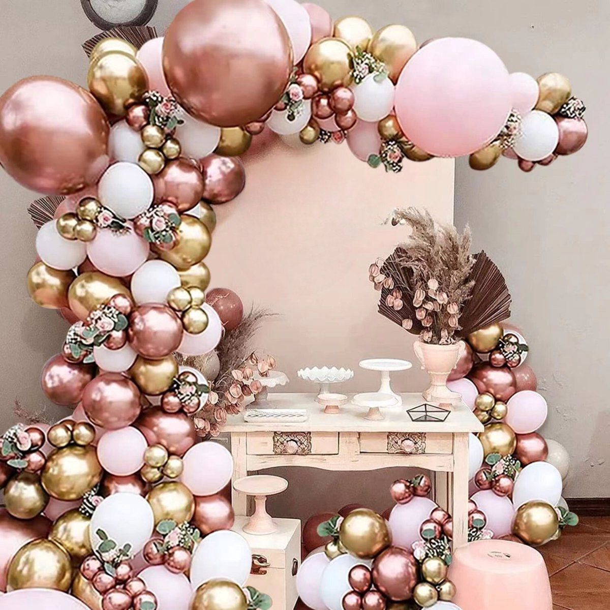 Fienosa Ballonnenboog huwelijk thema - Oud Roze - Luxe Verjaardag Ballonnen - Ballonnenboog Roze - Verjaardag - Bruiloft decoratie - 148 stuks - Helium Ballonnen - Ballonnen Pilaar Fienosa Ballonnenboog huwelijk thema - Oud Roze - Luxe Verjaardag Ballonnen - Ballonnenboog Roze - Verjaardag - Bruiloft decoratie - 148 stuks - Helium Ballonnen - Ballonnen Pilaar