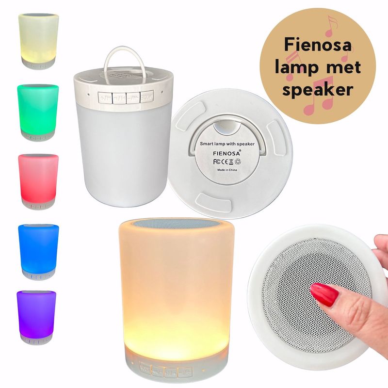 rgb touch lamp met speaker