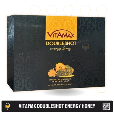 Vitamax Doubleshot Energy Honey 10 sachets – Powerful energy and male enhancement honey supplement