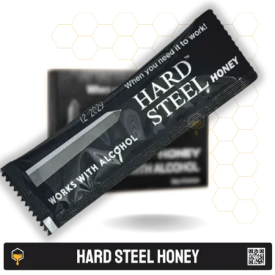 Hard Steel Honey 1 sachet – One-dose male enhancement honey for stamina and libido