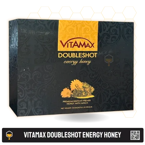 Vitamax Doubleshot Energy Honey 10 sachets – Powerful energy and male enhancement honey supplement