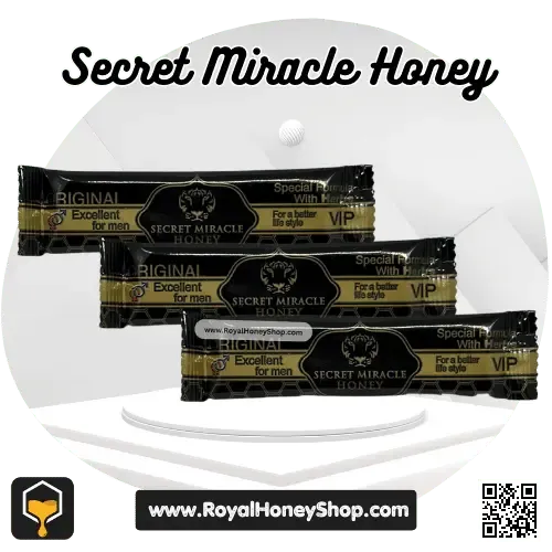 Secret Miracle Honey 3 sachets – Sample enhancement honey for energy, erection, and power