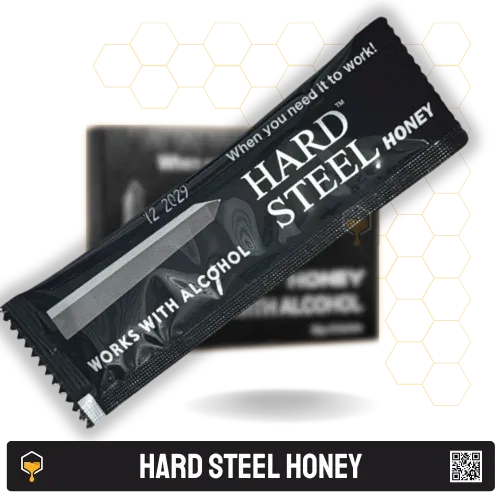 Hard Steel Honey 1 sachet – One-dose male enhancement honey for stamina and libido