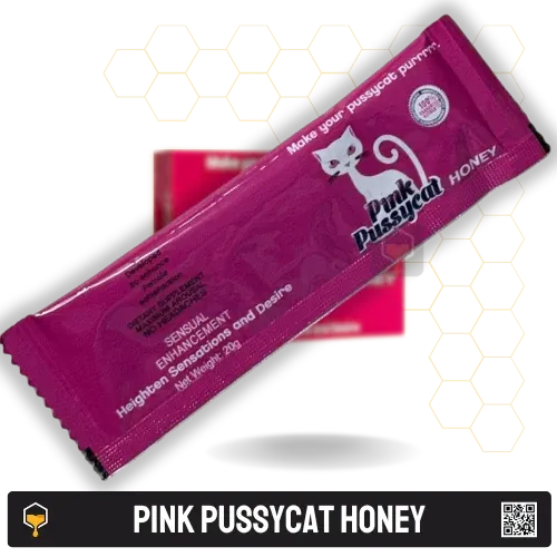 Pink Pussycat Honey 1 sachet – Natural female aphrodisiac honey for mood and intimate pleasure
