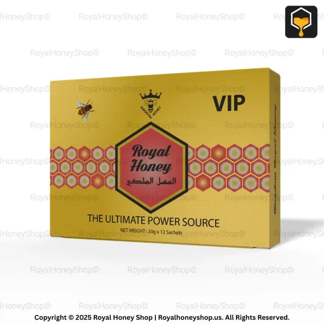 Royal Honey VIP Men’s Energy Honey Pack – 12 Count