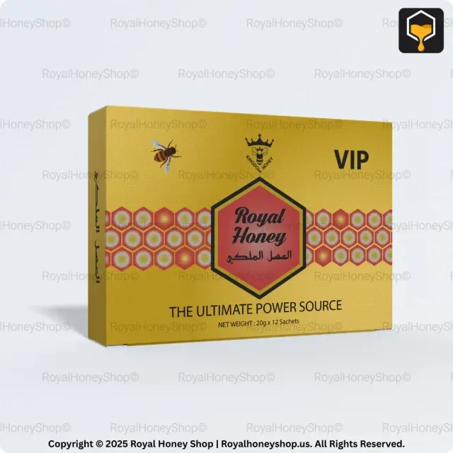 Royal Honey VIP Endurance Booster Honey – 12 Sachets
