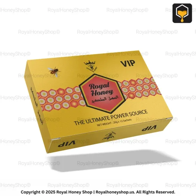 Royal Honey VIP Vitality Booster Honey – 12 Sachets
