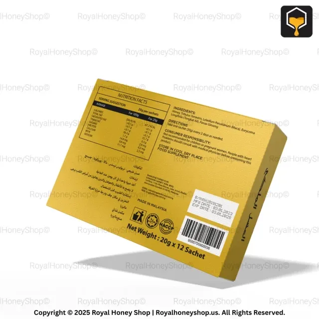 Royal Honey Men’s Power Honey – 12 Sachets Pack