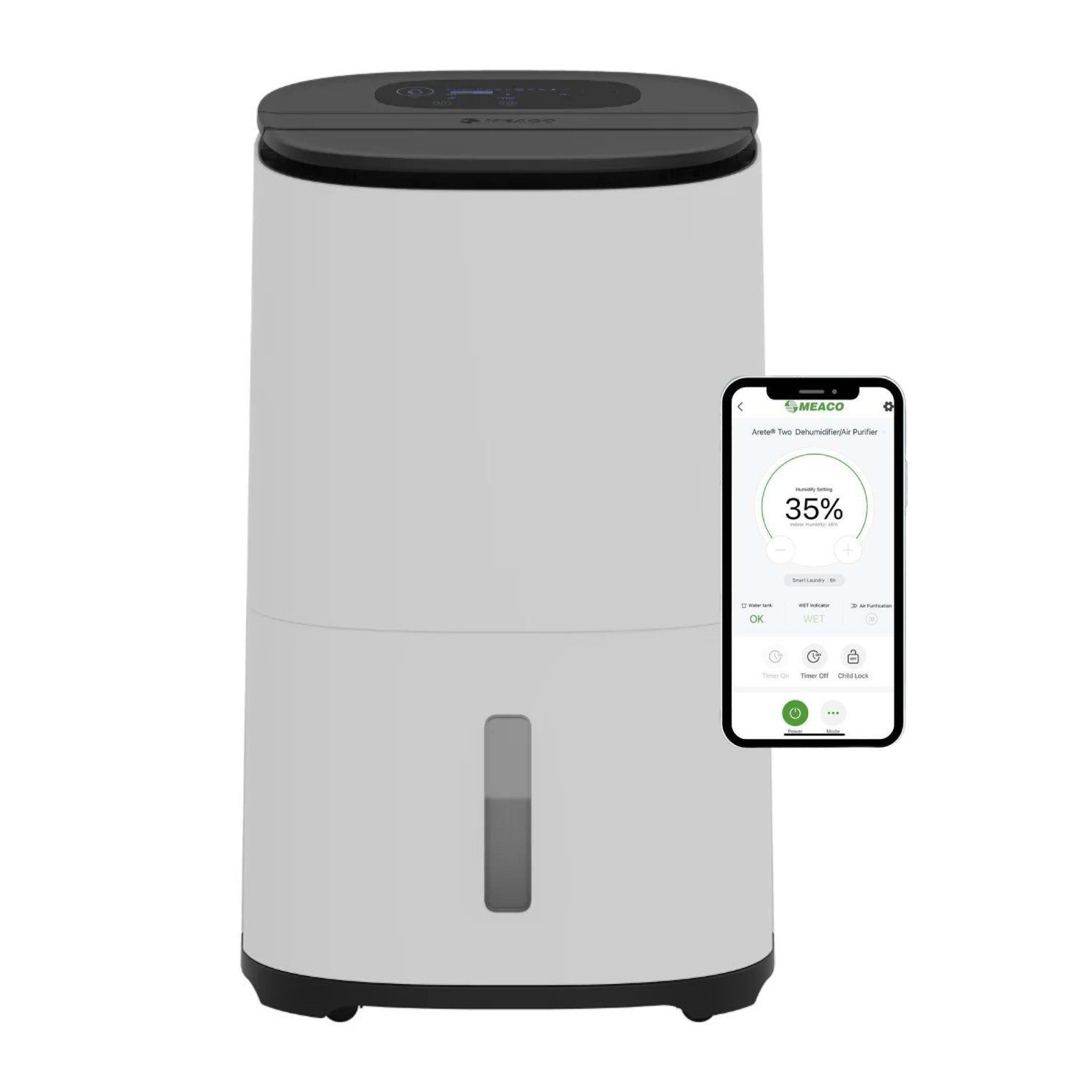 Smart Dehumidifier with Air Purifier Function