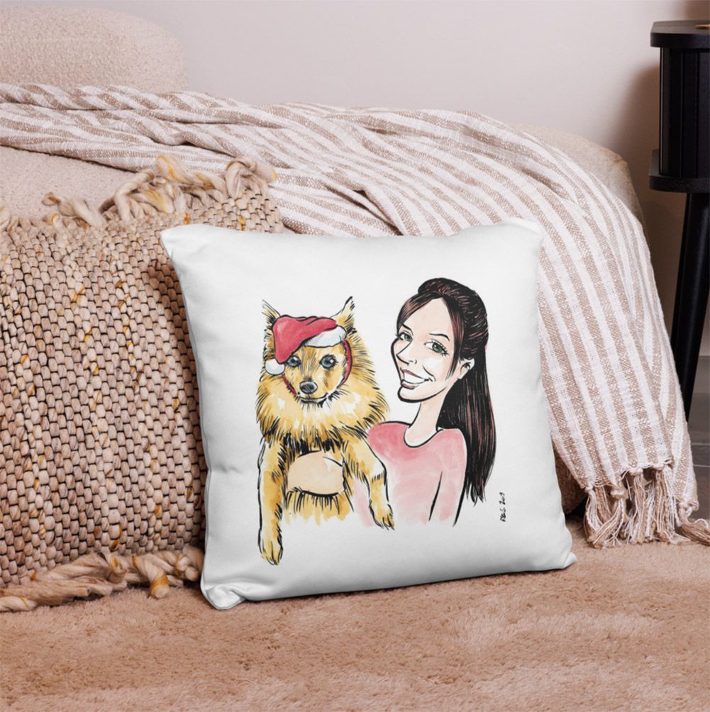 Coussin personnalisé salon