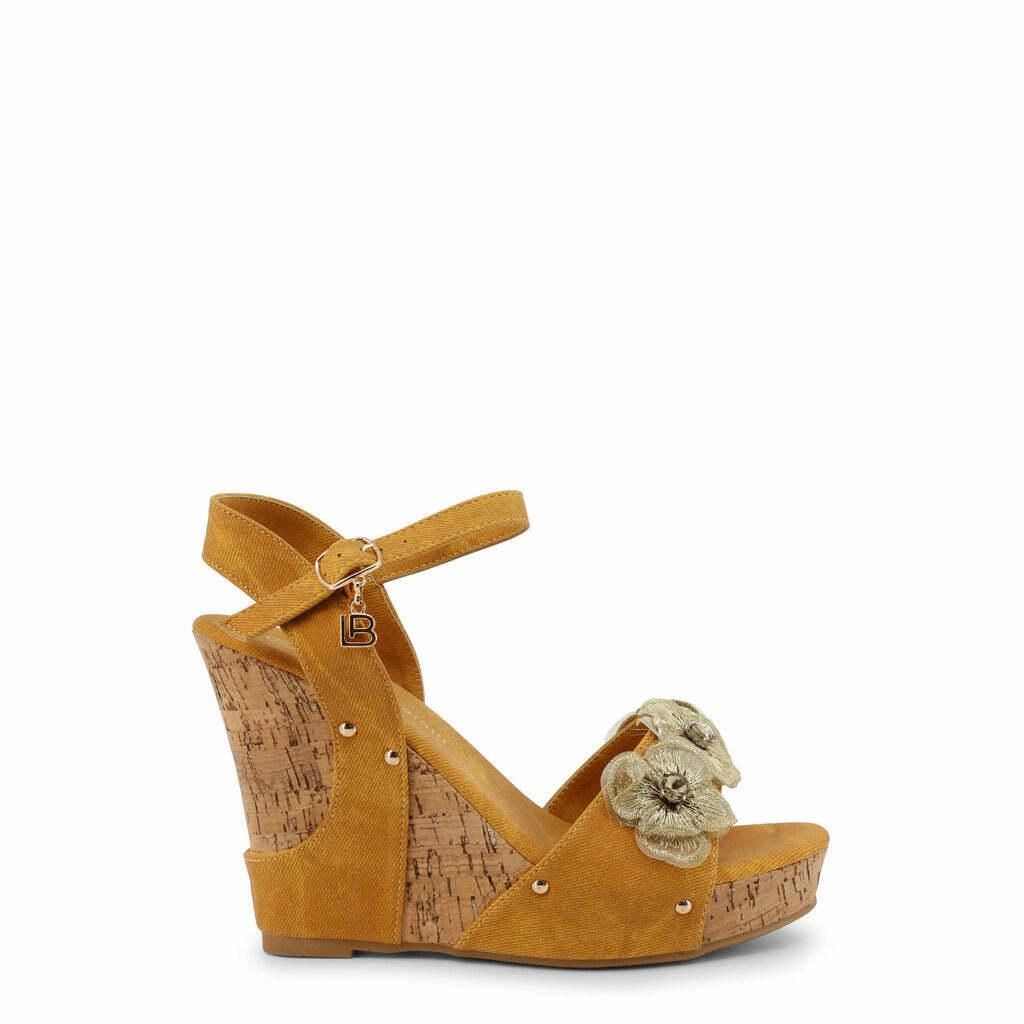 Flower Wedge Sandals, Size: 6