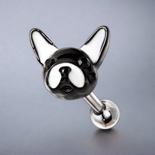 316L Stainless Steel &quot;ARI&quot; the Frenchie Cartilage Earring