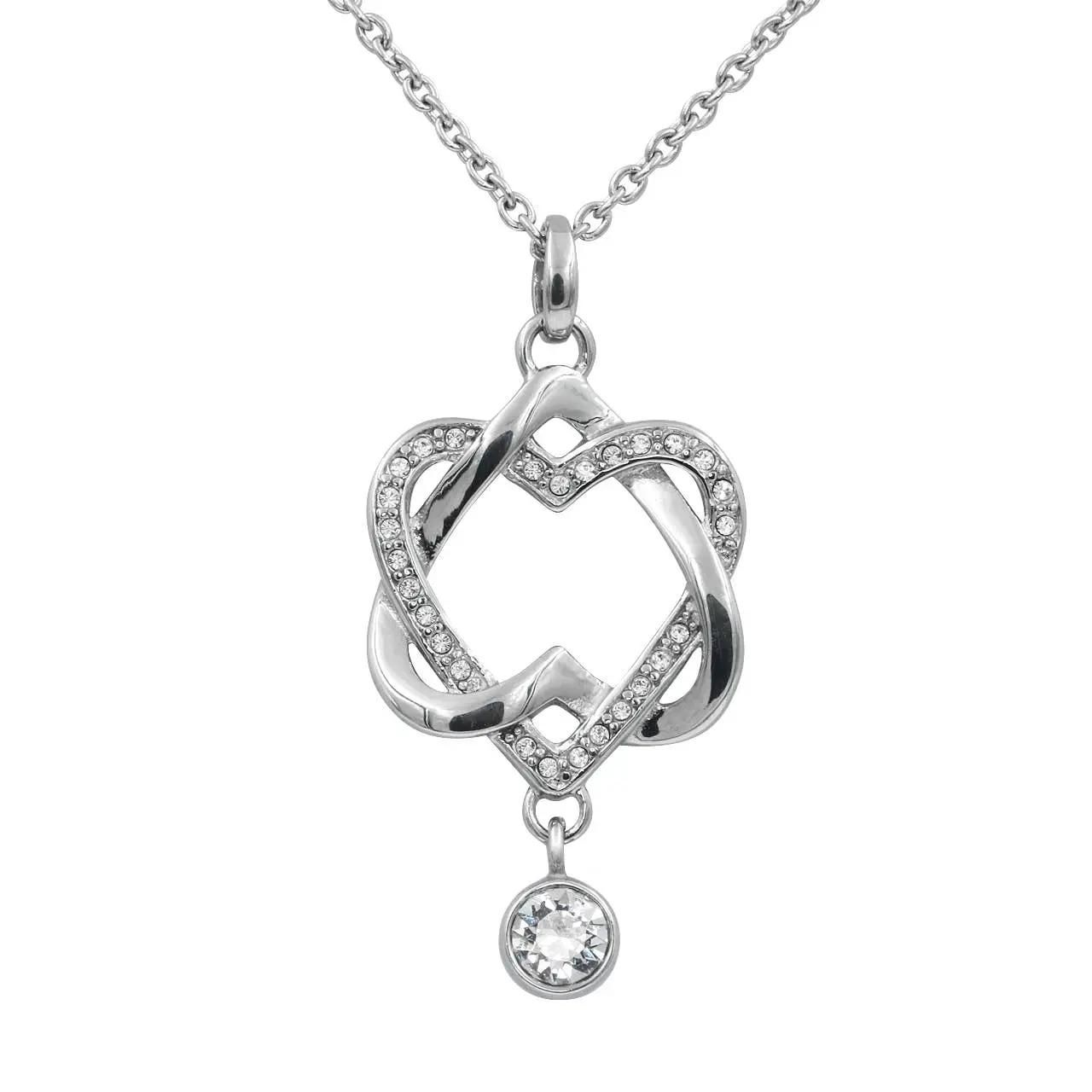 Love Interlaced Heart Necklace