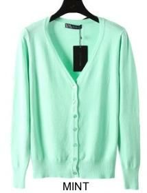 Cuddle Cardigans Colorful And Cozy In Pastel And Vibrant Colors, Color: Mint Julep, Size: Small