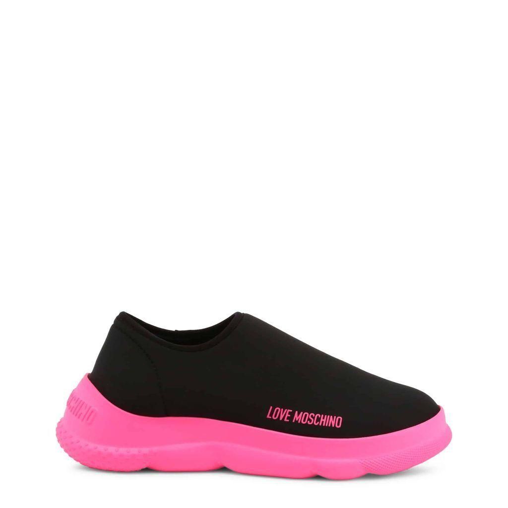 Neon Pink Slip-On Shoes, Size: 11