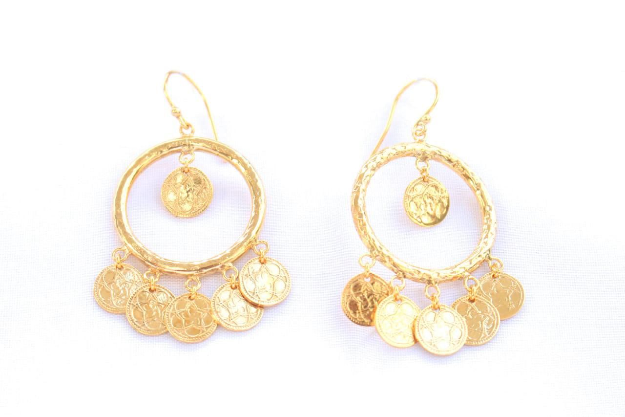 The AISHA Earrings, Color: Gold