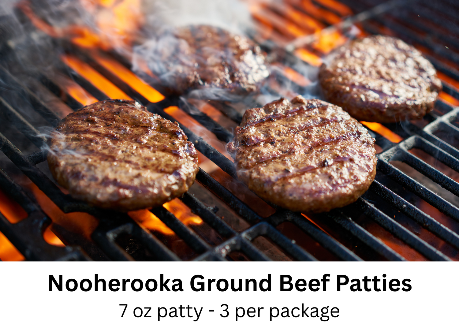 Ground Beef Patties - 7 oz ea