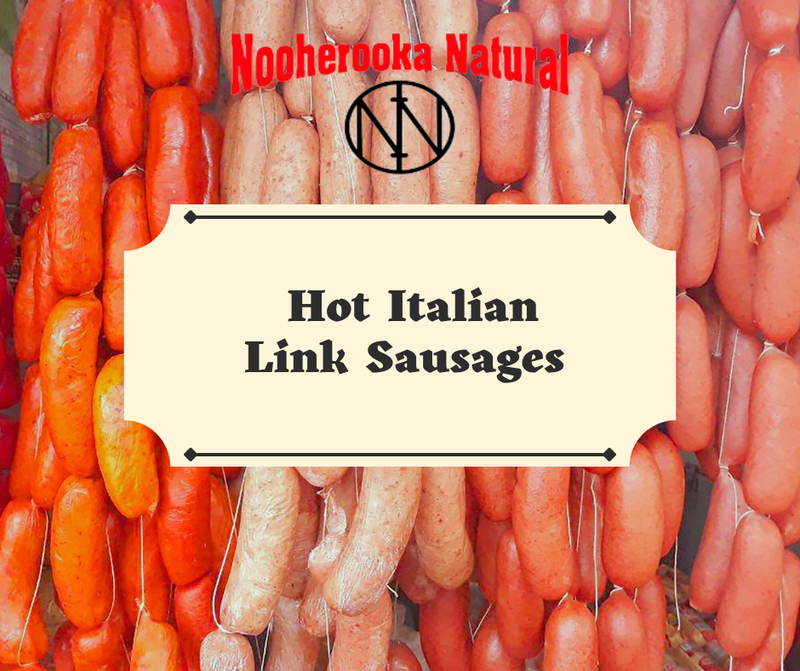 Beef Hot Italian Sausage Links