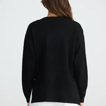 Brave & True Britney Knit Jumper black BT250431