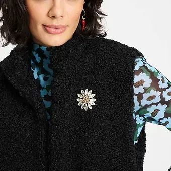 POM Amsterdam Gilet Teddy Love SP7343