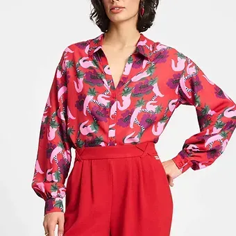 POM Blouse Violet Picnic Delight SP9289 POM Blouse Violet Picnic Delight SP9289