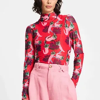 POM Turtleneck Picnic Delight