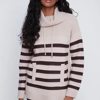 Coco Y Club Knitted Sweater 2523016 Sand / Expresso