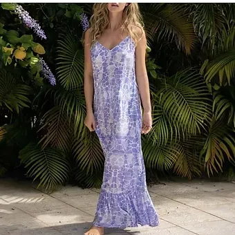 Sophia Alexia - Lilac Pebble Maxi Sun Dress Sophia Alexia - Lilac Pebble Maxi Sun Dress