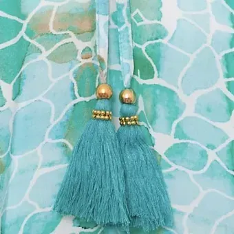 Sophia Alexia - Aqua Pebbles Bali Bandeau Dress Sophia Alexia - Aqua Pebbles Bali Bandeau Dress