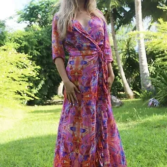 Sophia Alexia - Aqua Pebbles Bali Bandeau Dress Sophia Alexia - Aqua Pebbles Bali Bandeau Dress