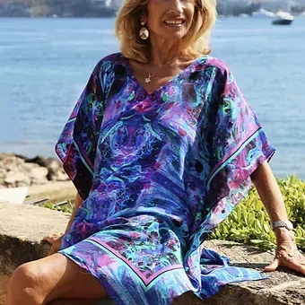 Sophia Alexia - Into The Deep Silk Kafkan Sophia Alexia - Into The Deep Silk Kafkan