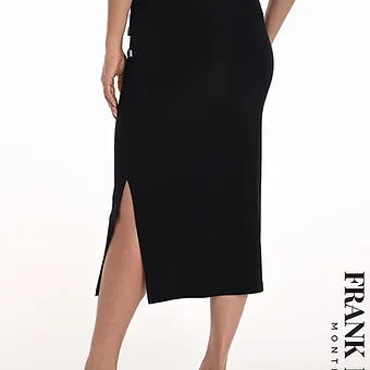 100 BLACK - JERSEY KNIT SKIRT/DRESS
