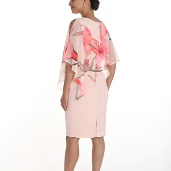 Frank Lyman - Blush /Coral Woven Dress - 258167