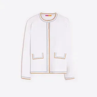 Vilagallo - Jacket - White, Gold and Silver