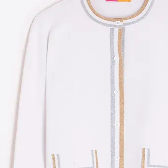 Vilagallo - Jacket - White, Gold and Silver