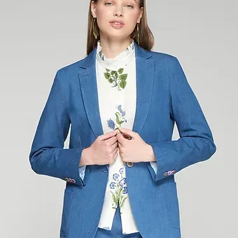 Vilagallo - Jacket - Blue Denim Vilagallo - Jacket - Blue Denim