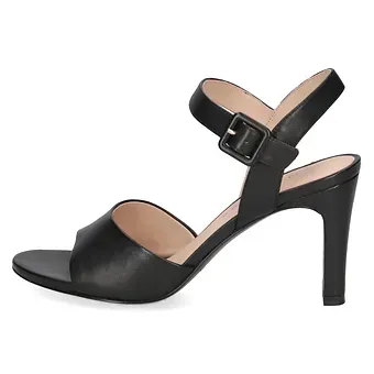 Caprice - Black Nappa - Slingback High-Heels