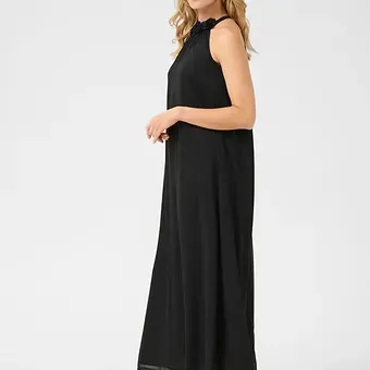 Cream - CREmery Long Dress - Pitch Black