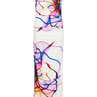 TIA DRESS   - beautiful long ruched bodycon dress78979-7971-12