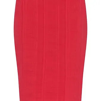 Robell Christy Seersucker  Cotton Pullup Pencil Skirt
