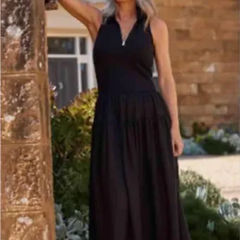 Brave & True - sleeveless black Dress