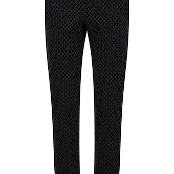 Robell - Mimi velvet  52499  chevron weave patterned trousers