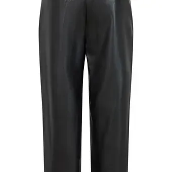 Robell -  Cloe cropped faux leather Trousers