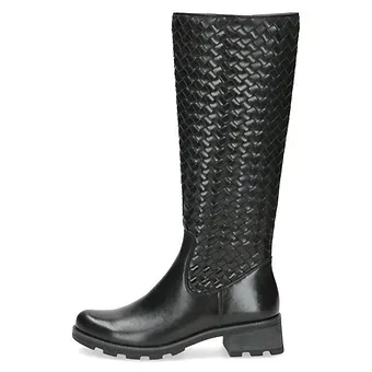Caprice - Black Nappa Knee High Boots