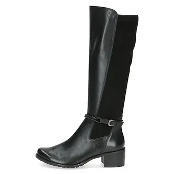 Caprice - Black Combi Knee High Boots Caprice - Black Combi Knee High Boots