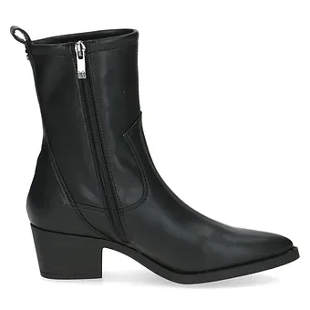 Caprice - Black Stretch Ankle Boots